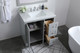 moore Single Bathroom Vanity (VF17036GR)