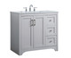 moore Single Bathroom Vanity (VF17036GR)