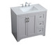 moore Single Bathroom Vanity (VF17036GR)