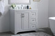 moore Single Bathroom Vanity (VF17036GR)