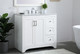 moore Single Bathroom Vanity (VF17036WH)