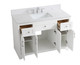 Moore Bathroom Vanity Set (VF17048WH-BS)
