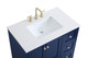 Sommerville Single Bathroom Vanity (VF18036BL)