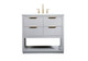 Elegant Lighting - VF19236GR - Vanity Sink Set - Larkin - Grey