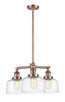 Innovations - 207-AC-G713-LED - LED Chandelier - Franklin Restoration - Antique Copper