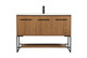 Elegant Lighting - VF42548WB - Single Bathroom Vanity - Sloane - Walnut Brown