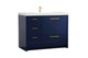 Wyatt Bathroom Vanity Set in Blue (173-VF46042MBL)