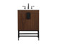 Elegant Lighting - VF48824MWT - Single Bathroom Vanity - Eugene - Walnut