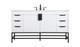Elegant Lighting - VF48860MWH - Single Bathroom Vanity - Eugene - White