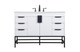 Elegant Lighting - VF488W48MWH - Single Bathroom Vanity - Eugene - White