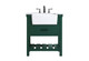 Elegant Lighting - VF60130GN - Single Bathroom Vanity - Clement - Green