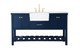 Elegant Lighting - VF60160BL - Single Bathroom Vanity - Clement - Blue