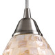 Capri One Light Mini Pendant in Satin Nickel (45-10141/1)