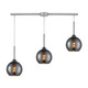 ELK Home - 10240/3L-CHR - Three Light Pendant - Cassandra - Polished Chrome