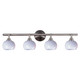 ELK Home - 102-4WH - Four Light Wall Sconce - Mela - Satin Nickel
