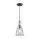 ELK Home - 10446/1 - One Light Mini Pendant - Hand Formed Glass - Oil Rubbed Bronze