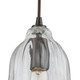 Hand Formed Glass Three Light Pendant in Oil Rubbed Bronze (45-10671/3L)