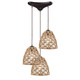 ELK Home - 10709/3 - Three Light Pendant - Coastal Inlet - Oil Rubbed Bronze