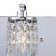 Optix Two Light Vanity Lamp in Polished Chrome (45-11229/2)