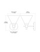 Pemberton LED Vanity in Brushed Nickel (45-11400/1-LED)