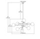 Accelerated Returns Eight Light Chandelier in Aged Brass (45-1141-082)