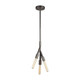 ELK Home - 11848/3 - Three Light Pendant - Free Form - Dark Graphite