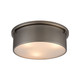 ELK Home - 12111/3 - Three Light Flush Mount - Flushmounts - Black Nickel