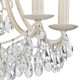 Mini Victorian Five Light Chandelier in Antique Cream (45-122-021)