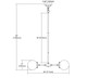 Boudreaux Six Light Chandelier in Matte Black (45-14432/6)