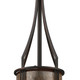 Barringer One Light Mini Pendant in Aged Bronze (45-15033/1-LA)