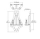 Riveted Plate Two Light Wall Sconce in Silverdust Iron (45-15230/2)