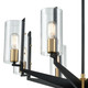 Blakeslee Eight Light Chandelier in Matte Black (45-15316/8)