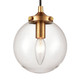 Boudreaux One Light Mini Pendant in Matte Black (45-15343/1)
