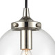 Boudreaux One Light Mini Pendant in Matte Black (45-15365/1)