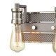 Gridiron Two Light Vanity in Weathered Zinc (45-15492/2)