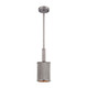 ELK Home - 15926/1 - One Light Mini Pendant - Corrugated Steel - Weathered Zinc