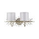 Asbury Two Light Vanity in Aged Silver (45-16277/2)