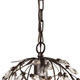 Circeo One Light Mini Pendant in Deep Rust (45-18133/1)