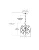 Circeo One Light Mini Pendant in Deep Rust (45-18133/1)