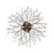 Crislett Four Light Semi Flush Mount in Sunglow Bronze (45-18254/4)