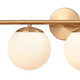 Hollywood Blvd. Four Light Vanity in Satin Brass (45-18316/4)