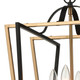 Bridgette Four Light Pendant in Matte Black (45-18355/4)
