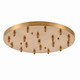 ELK Home - 18R-SB - Pan Only 18-Light Round - Pendant Options - Satin Brass