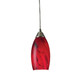 ELK Home - 20001/1RG - One Light Mini Pendant - Galaxy - Satin Nickel