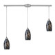 ELK Home - 20001/3L-SG - Three Light Pendant - Galaxy - Satin Nickel