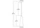Glitzy One Light Mini Pendant in Polished Chrome (45-21168/1)