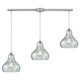 ELK Home - 25100/3L - Three Light Pendant - Belmont - Satin Nickel