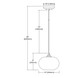 Volace One Light Mini Pendant in Oil Rubbed Bronze (45-25124/1)