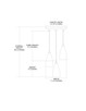 Vesta Three Light Pendant in Satin Nickel (45-2583/3)