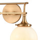 Beverly Hills Two Light Vanity in Satin Brass (45-30142/2)